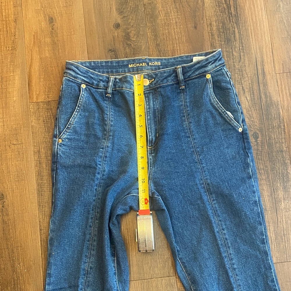 Michael Kors Dark Blue Boot Cut Jeans - Picture 11 of 15